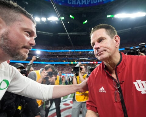 The Hoosiers' dominant CFP run could put them in the mix for best of all time... pending a title