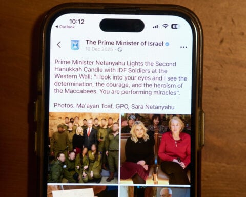 Retouched images of Netanyahu's wife, distributed by the state, ignite a fiery ethics debate