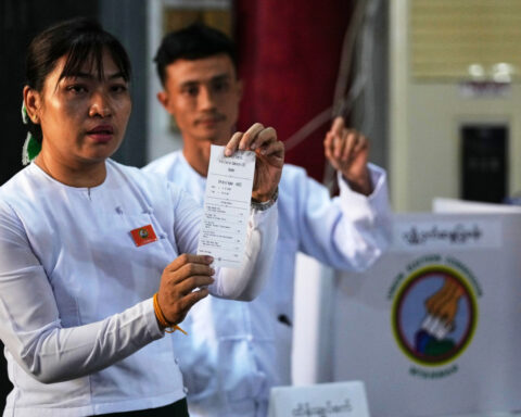 Myanmar holds second round of voting in first general election since military takeover