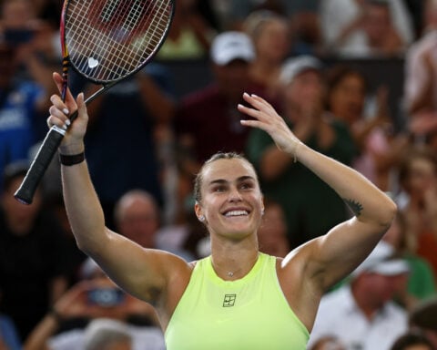 Sabalenka wins Brisbane final amid frosty exchange with Kostyuk, Medvedev tops Nakashima