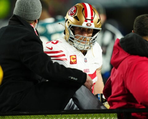 49ers' George Kittle tears Achilles tendon in playoff win over Eagles