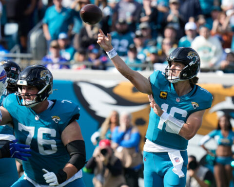 Trevor Lawrence has to 'live with' costly turnovers in Jaguars' playoff loss to Bills