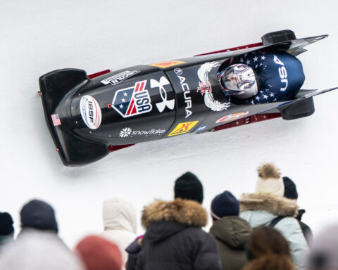 US bobsledder Kris Horn survives solo ride in St. Moritz, after teammates fail to get into sled