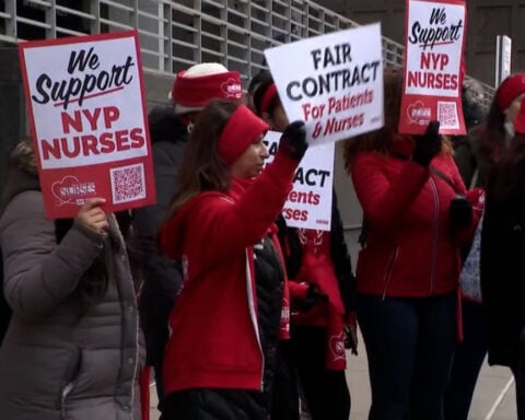 Nurses strike begins in New York City as thousands walk off jobs at major hospitals