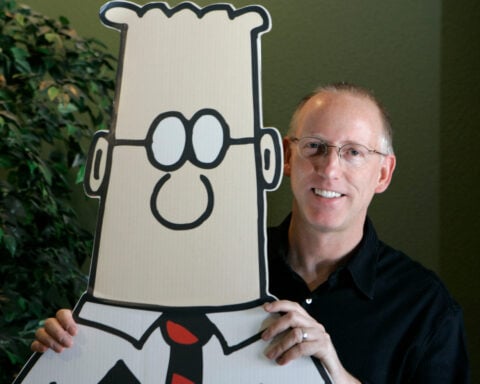 Scott Adams, whose comic strip 'Dilbert' ridiculed white-collar office life, dies at 68