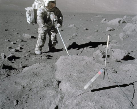 Astronomers now say the moon is eating up molecules from Earth’s atmosphere