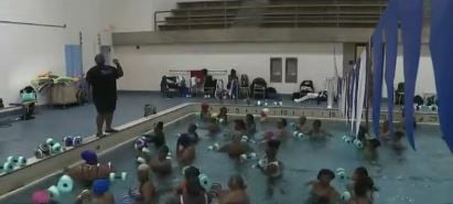 Water aerobics gets a high-energy makeover