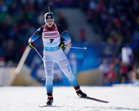 Greenland biathlete pursues Olympic dream while anxious about 'terrifying' threats to her homeland