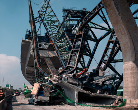 Thailand suffers another construction accident just a day after rail tragedy that killed 32