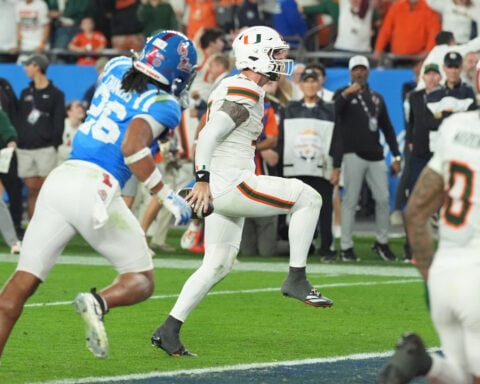 Carson Beck's college career set to end when Miami faces Indiana in College Football Playoff finale