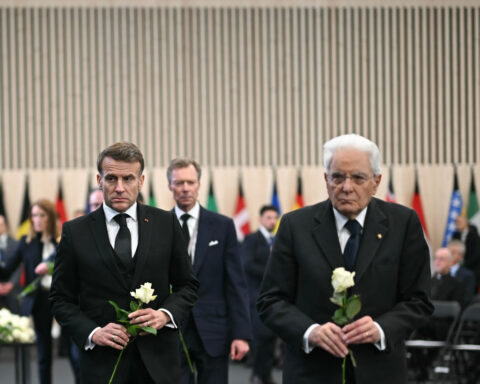 Pope meets families of young Italian victims of the Swiss Alps bar fire