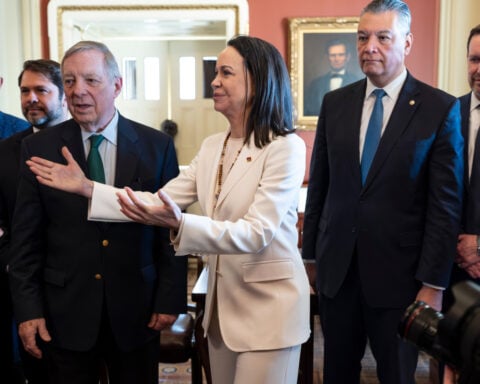 Venezuela's Machado says she presented her Nobel Peace Prize to Trump during their meeting