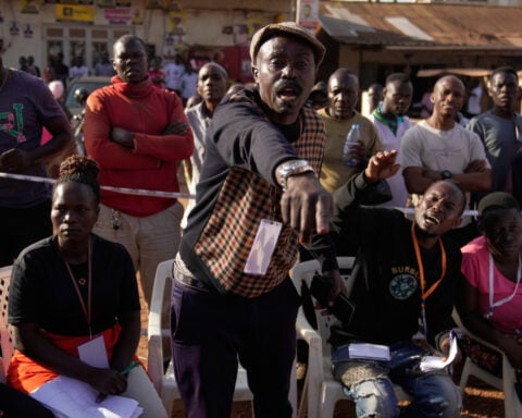 Uganda's president leads in tense election marred by internet shutdown and voting interference