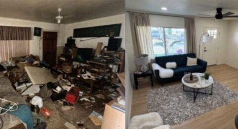 Abandoned 'zombie house' where owner died undiscovered for years gets stunning renovation