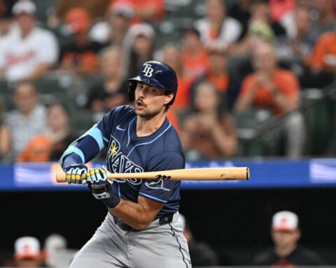 Josh Lowe to Angels, Gavin Lux to Rays and Brock Burke to Reds in 3-team trade