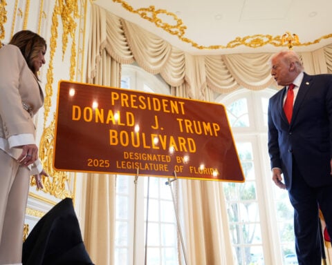 Trump isn't waiting for future generations to name things after him. It's happening now