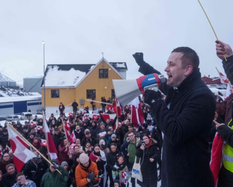 Thousands march in Greenland to support Arctic island in the face of Trump's threats to take it over