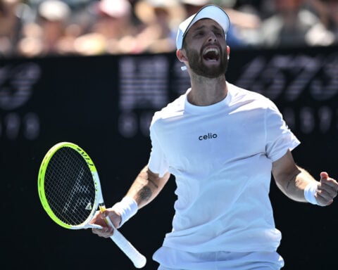 Moutet's underarm serve seals Australian Open first-round win