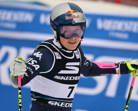 Lindsey Vonn's consistency is unparalleled in the Olympic ski season with 7 podiums in 8 races