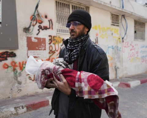 Baby dies from cold in Gaza as leaders meet to discuss Trump's Board of Peace