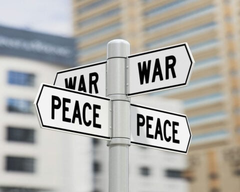 From ancient Rome to today, war-makers have talked constantly about peace