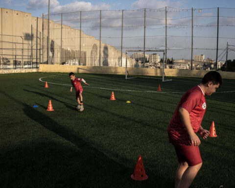 Under pressure from FIFA and UEFA, Palestinian soccer pitch saved from planned Israeli demolition