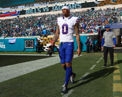 Fallout from Bills’ playoff loss escalates as owner takes veiled shot at fired coach while discussing why star WR was drafted