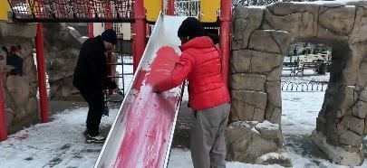 Playground vandalized with swastikas twice in same week