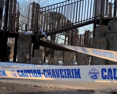 Two teens arrested after swastikas painted on playground in Jewish area of Brooklyn