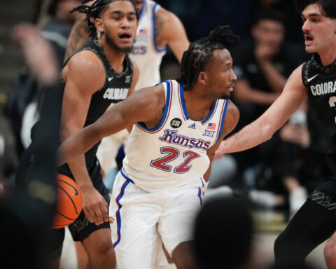 Kansas coach Bill Self plans to return vs. Kansas State, and Peterson is questionable for the game