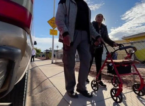 Community celebrates long-awaited sidewalk construction