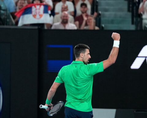 Djokovic secures 400th Grand Slam match win to extend record, ties Federer's Australian Open mark