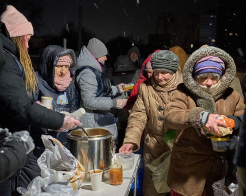 Ukraine hails first trilateral talks with Russia and US as ‘constructive’ as Washington says mood ‘very upbeat’