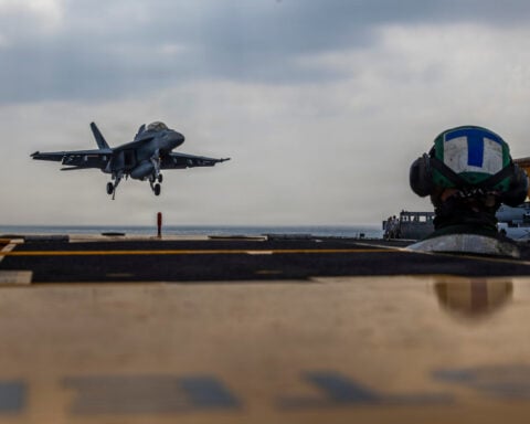 US aircraft carrier arrives in the Middle East as tensions with Iran remain high