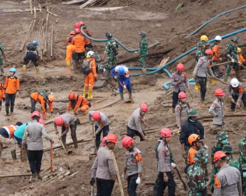 Indonesian marines among 42 missing in deadly West Java landslide