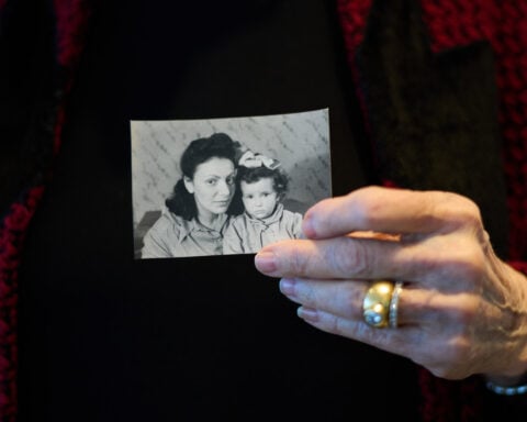 A Holocaust survivor born in a concentration camp shares her story
