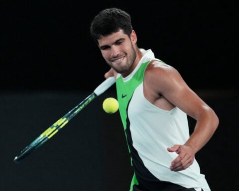 Sabalenka, Svitolina to meet in semis after Gauff's racket-shattering exit, Alcaraz sails through