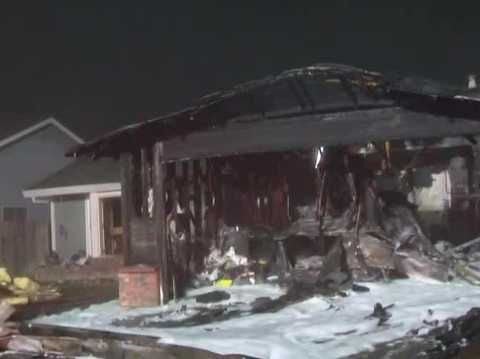 Elk Grove firefighters rescue woman after a garage fire