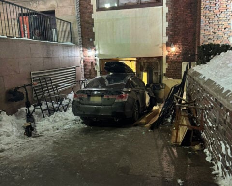 Man charged with hate crimes after he rammed car into Chabad headquarters building, police say