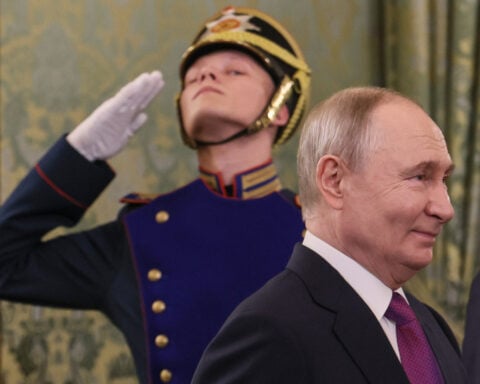 Putin hosts Syria's interim leader for talks, with Russian military bases on the agenda