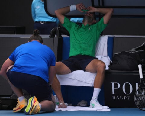 'I was lucky' says Djokovic after setting up Australian Open semifinal against Sinner