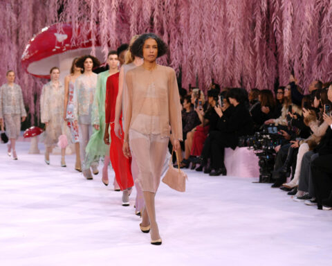 Chanel couture gets a breath of fresh air and stars. Armani revamps