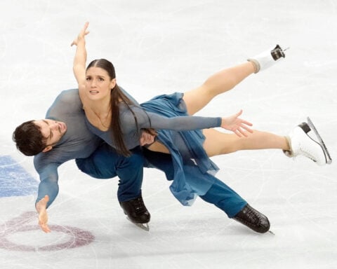 Netflix films Chock and Bates for a docuseries as US skaters prepare for Milan Cortina Olympics