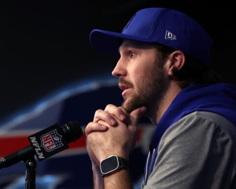 Bills QB Josh Allen still coming to grips with coaching change, playoff loss and foot surgery