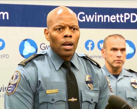 Police officer killed, another seriously wounded in hotel room shootout in Georgia