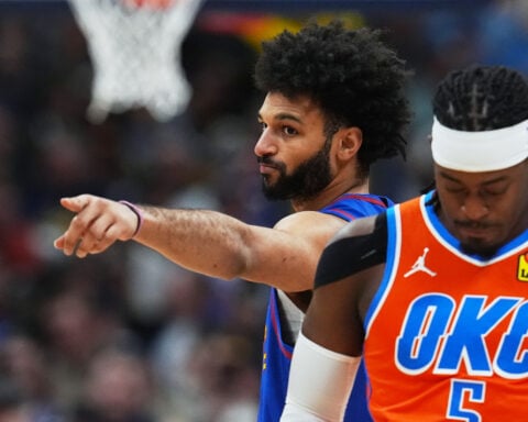Thunder beat Nuggets 121-111 behind Gilgeous-Alexander's 34 points