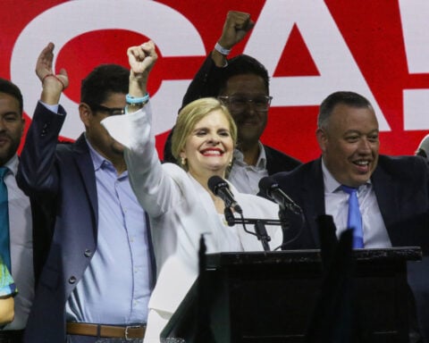 Preliminary, partial results put Costa Rican president's handpicked successor on verge of presidency