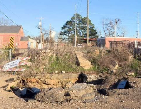 A growing sinkhole frustrates city leaders and residents