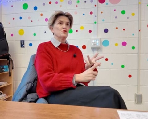 Viral teacher uses comedy, care to create a safe space for students