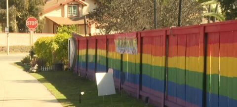 Man narrowly escapes car attack at Scripps Ranch Pride fence in alleged hate crime
